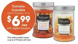 Mariano's Tuscany Candles offer