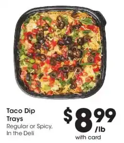 Mariano's Taco Dip Trays offer