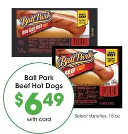 Mariano's Ball Park Beef Hot Dogs offer