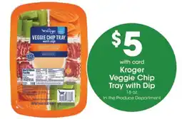 Mariano's Kroger Veggie Chip Tray with Dip offer