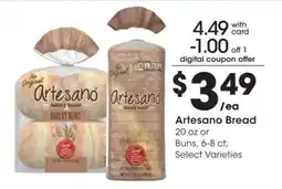 Mariano's Artesano Bread offer