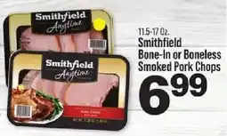 IGA Smithfield Bone-In or Boneless Smoked Pork Chops offer