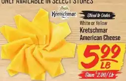 IGA Kretschmar American Cheese offer