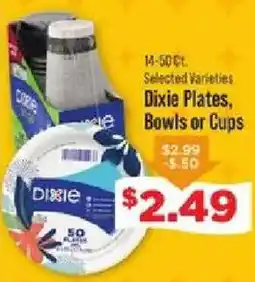 IGA Dixie Plates, Bowls or Cups offer