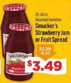 IGA Smucker's Strawberry Jam or Fruit Spread offer