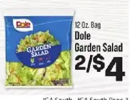 IGA Dole garden salad offer