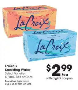 Mariano's LaCroix Sparkling Water offer