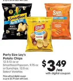 Mariano's Party Size Lay's Potato Chips offer