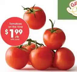 Mariano's Tomatoes on the Vine offer
