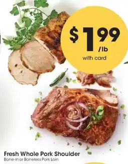 Mariano's Fresh Whole Pork Shoulder offer
