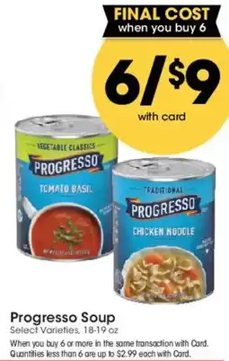 Mariano's Progresso Soup offer