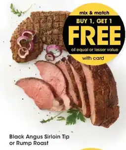 Mariano's Black Angus Sirloin Tip or Rump Roast offer