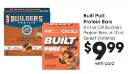 Mariano's Built Puff Protein Bars offer