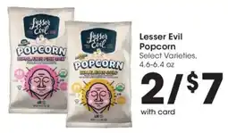 Mariano's Lesser Evil Popcorn offer