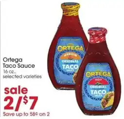 Giant Eagle Ortega Taco Sauce offer