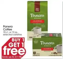 Giant Eagle Panera Coffee offer