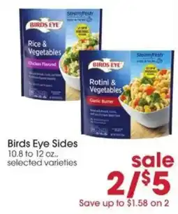 Giant Eagle Birds Eye Sides offer