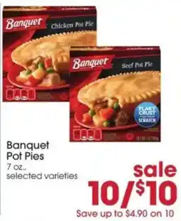 Giant Eagle Banquet Pot Pies offer