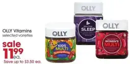 Giant Eagle Olly vitamins selected varieties offer