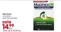 Giant Eagle Mucinex offer