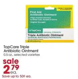 Giant Eagle TopCare Triple Antibiotic Ointment offer