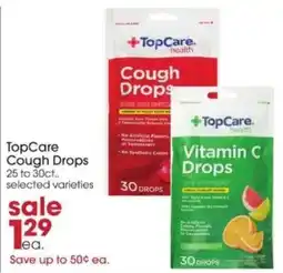 Giant Eagle TopCare Cough Drops offer