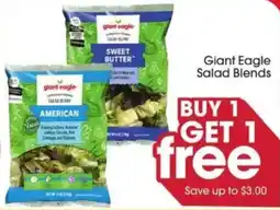 Giant Eagle Giant Eagle Salad Blends offer