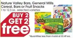 Giant Eagle Nature Valley Bars, General Mills Cereal, Bars or Fruit Snacks offer