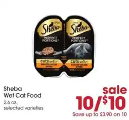 Giant Eagle Sheba Wet Cat Food offer