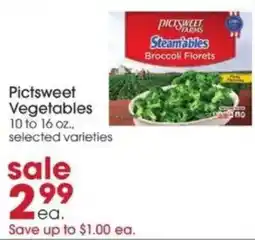 Giant Eagle Pictsweet Vegetables offer