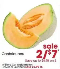 Giant Eagle Cantaloupes offer