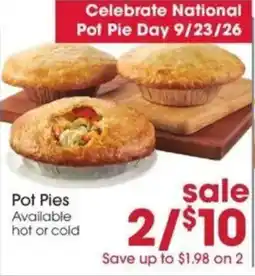 Giant Eagle Pot Pies offer