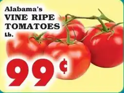 Foodland Alabama's vine ripe tomatoes offer