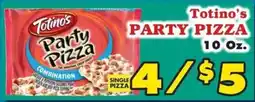 Foodland Totino's party pizza offer
