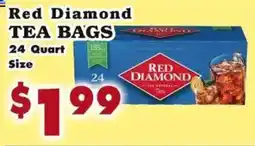 Foodland Red Diamond tea bags offer