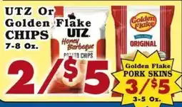 Foodland Utz or golden flake chips offer