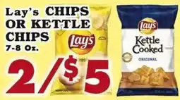 Foodland Lay's chips or kettle chips offer