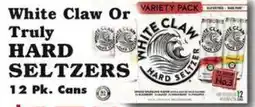 Foodland White Claw Hard Seltzer offer