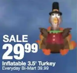 Bi-Mart Inflatable 3.5' Turkey offer