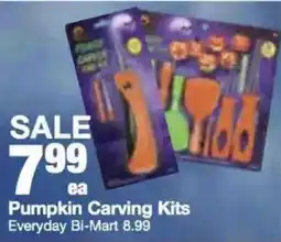 Bi-Mart Pumpkin Carving Kits offer
