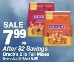 Bi-Mart Brach's 2 lb Fall Mixes offer