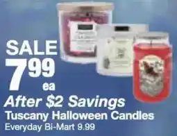 Bi-Mart Tuscany Halloween Candles offer