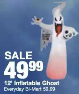 Bi-Mart Everyday Bi-Mart 12' Inflatable Ghost offer