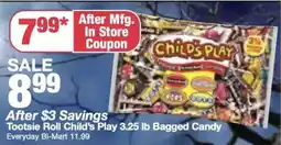 Bi-Mart Tootsie Roll Child's Play Bagged Candy offer
