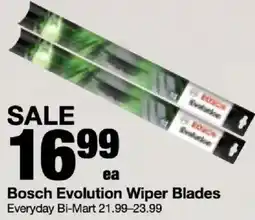Bi-Mart Bosch Evolution Wiper Blades offer