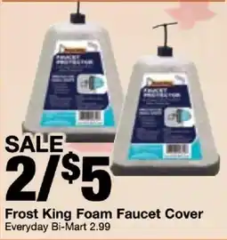 Bi-Mart Frost King Foam Faucet Cover offer