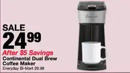Bi-Mart Continental Dual Brew Coffee Maker offer