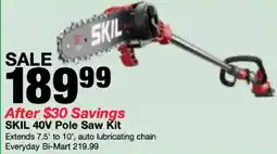 Bi-Mart Skil 40v Pole Saw Kit offer
