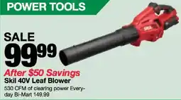 Bi-Mart Skil 40V Leaf Blower offer
