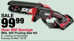 Bi-Mart Skil 20v Pruning Saw Kit offer